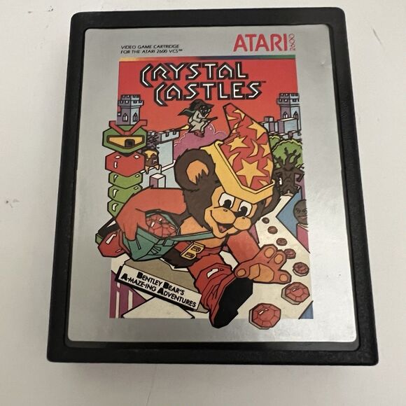 Crystal Castles Atari 2600 Video Game Loose Very Good Tested Fast Shipping! - Picture 1 of 4